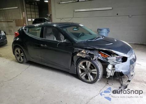 2012 Hyundai Veloster z USA, uszkodzony, nr VIN KMHTC6AD4CU053835